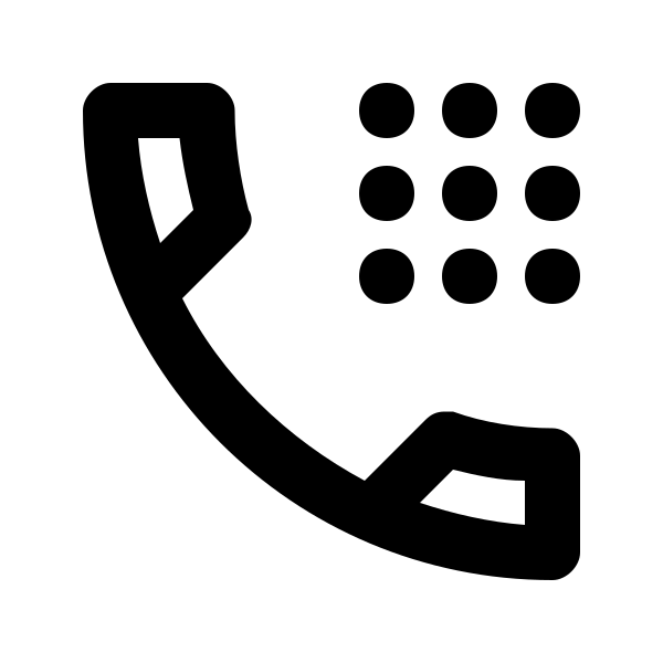 Phone Dial Outline