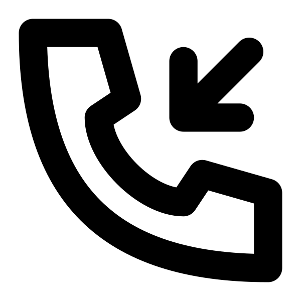 Phone Incoming Vector