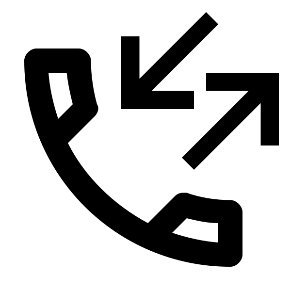 Phone Incoming Outgoing Outline