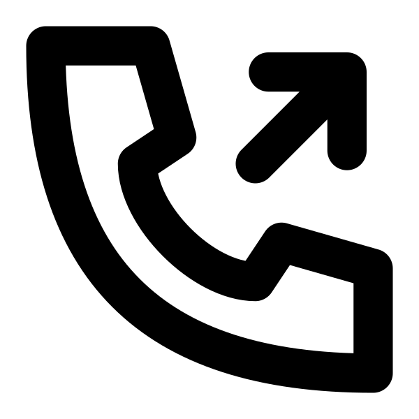 Phone Outgoing Vector