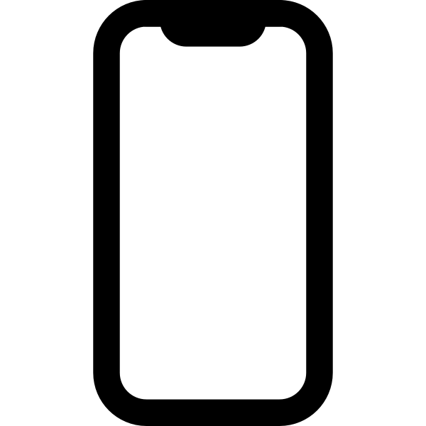 Phone Portrait Outline