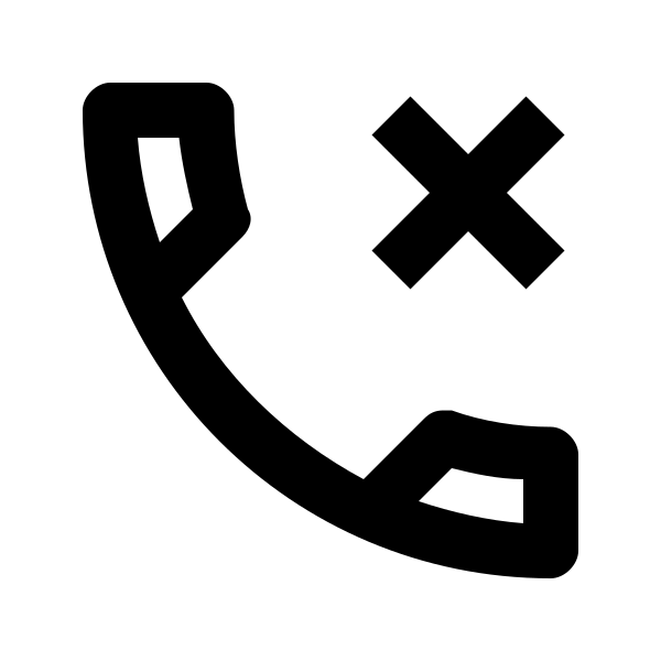 Phone Remove Outline