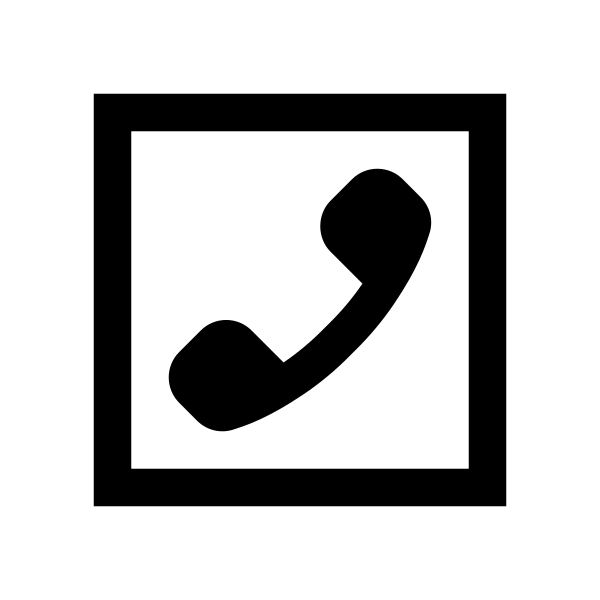 Phone Square Alt Solid Vector