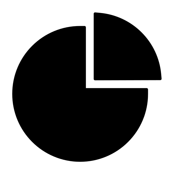 Pie Chart Vector