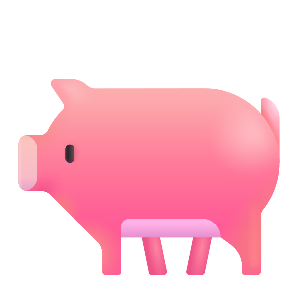 Pig Color Vector