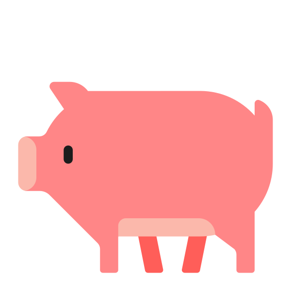 Pig Flat Vector