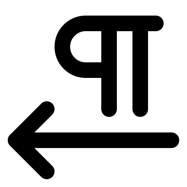 Pilcrow Left