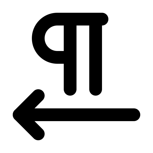 Pilcrow Left