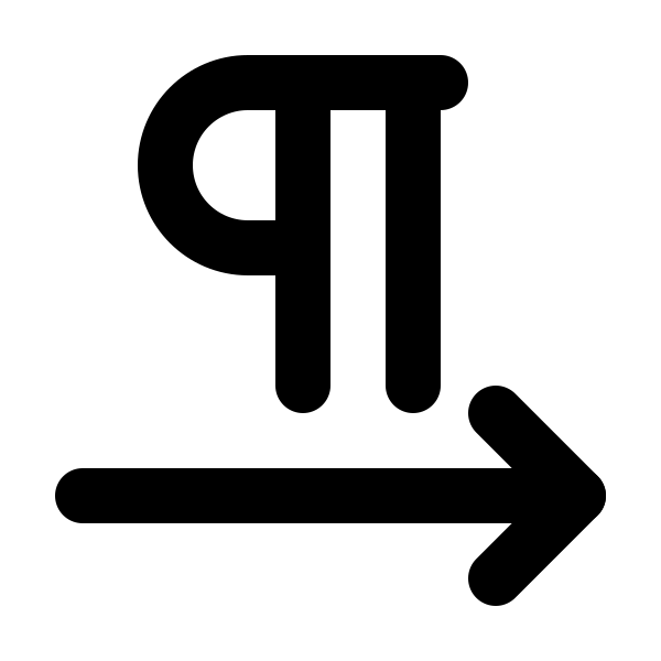 Pilcrow Right