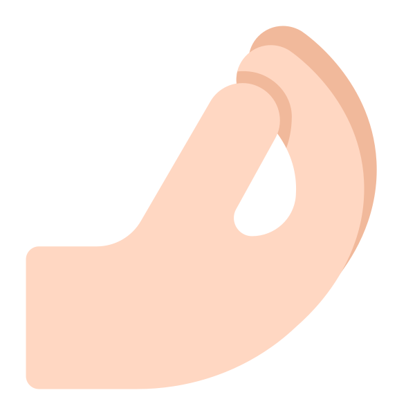 Pinched Fingers Flat Light