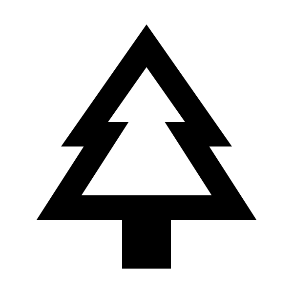 Pine Tree Variant Outline