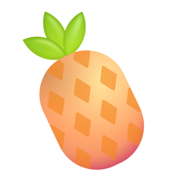 Pineapple Color Vector