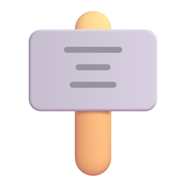 Placard Color Vector
