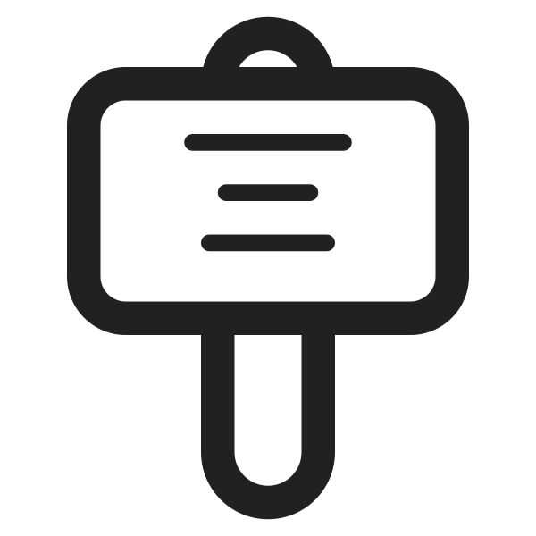 Placard High Contrast