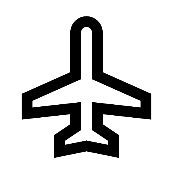 Plane Solid Vector