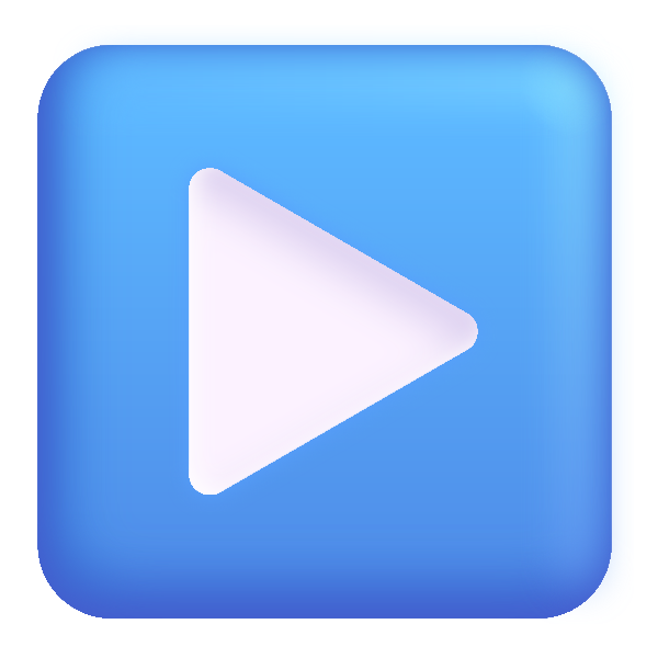 Play Button Color Vector