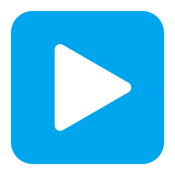 Play Button Flat Vector