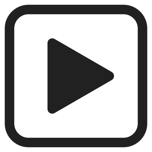 Play Button High Contrast