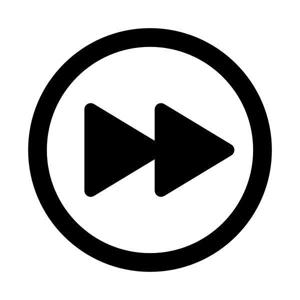 Play Forward Circle Outline