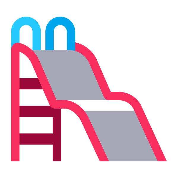Playground Slide Flat