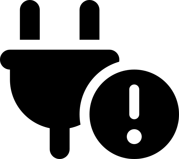 Plug Circle Exclamation