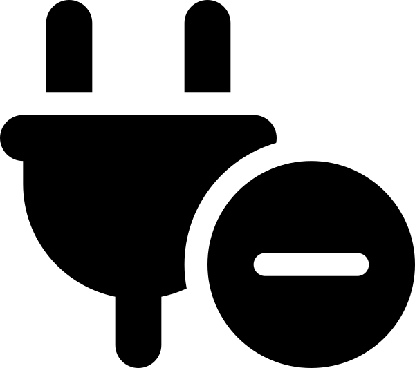 Plug Circle Minus