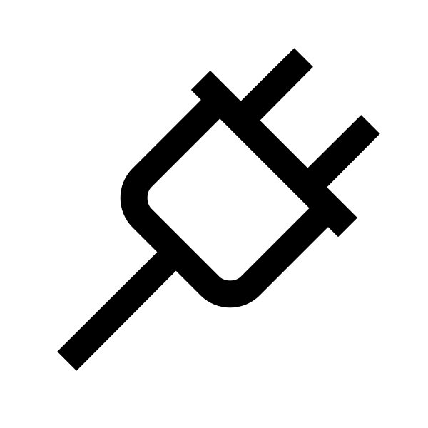 Plug Solid Vector