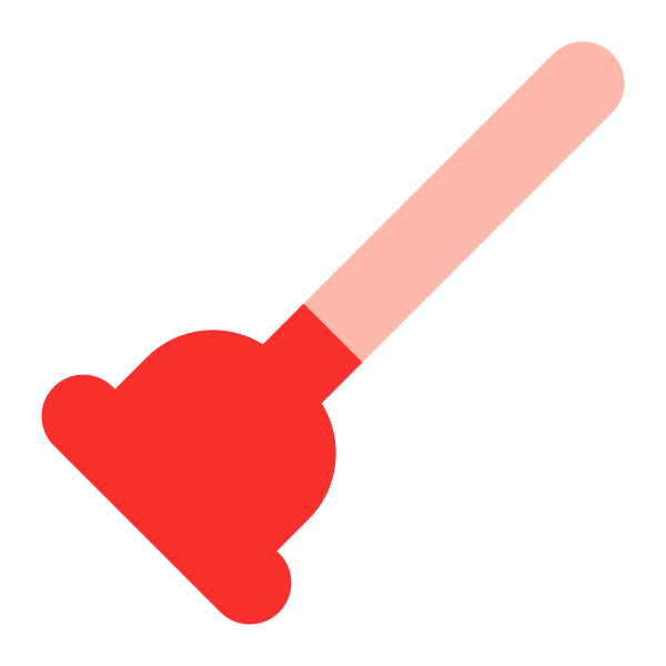Plunger Flat Vector