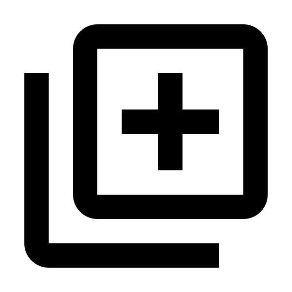 Plus Box Multiple Outline