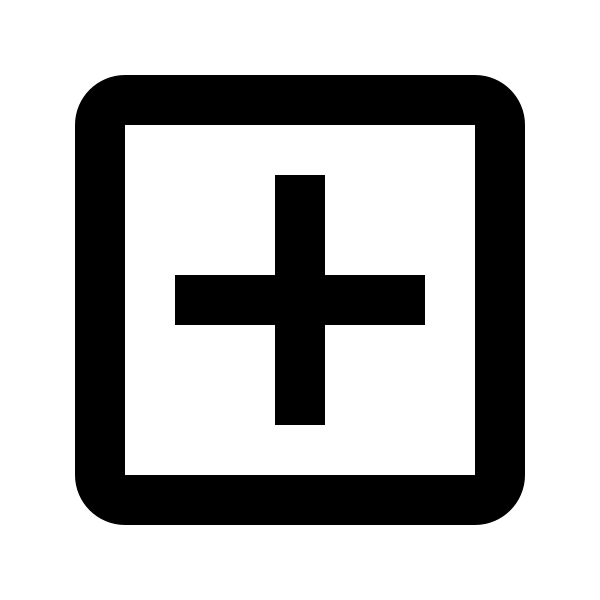 Plus Box Outline