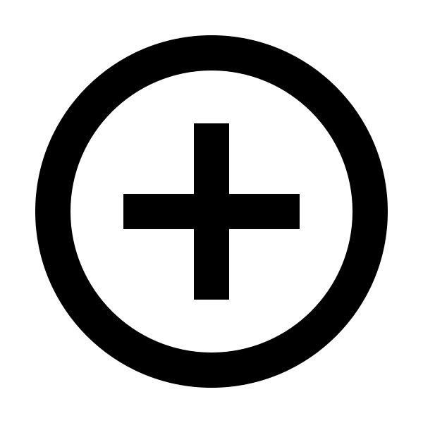 Plus Circle Outline