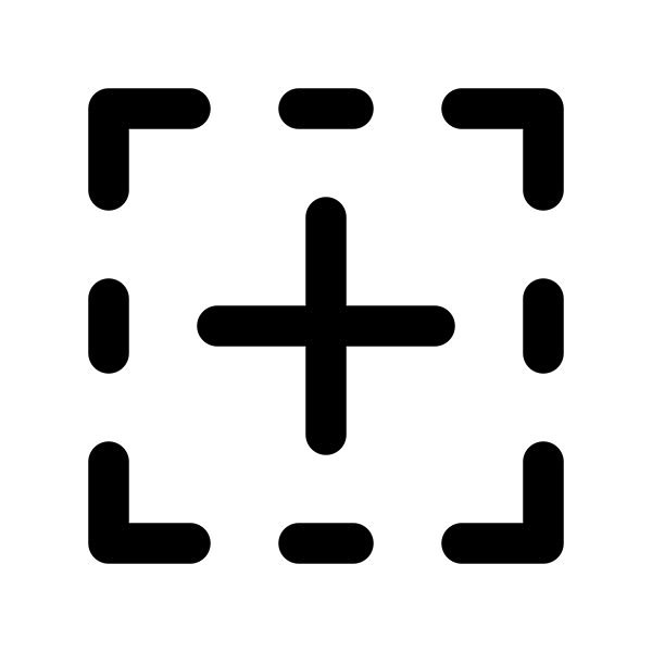 Plus Square Dashed