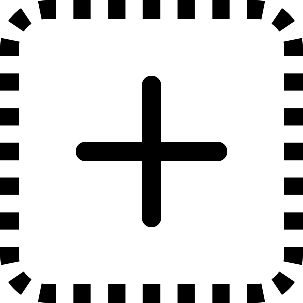 Plus Square Dotted