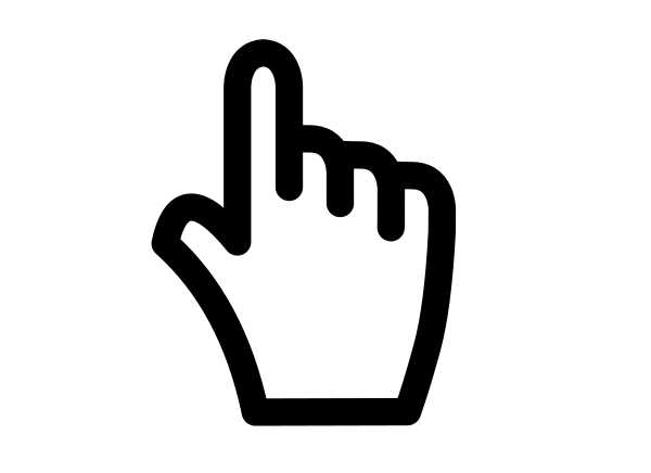 Pointing Hand Cursor Vector