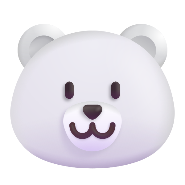 Polar Bear Color Vector