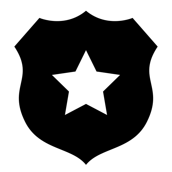 Police Badge Fill