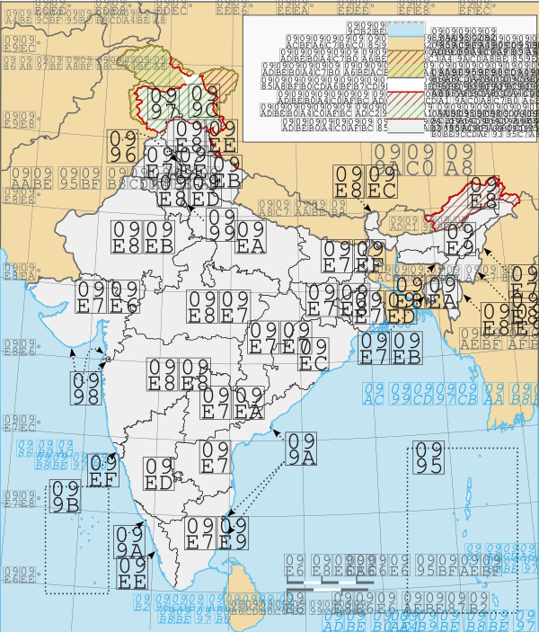 Political Map Of India Bn