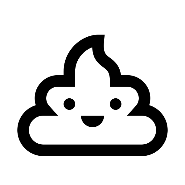 Poo Solid Vector