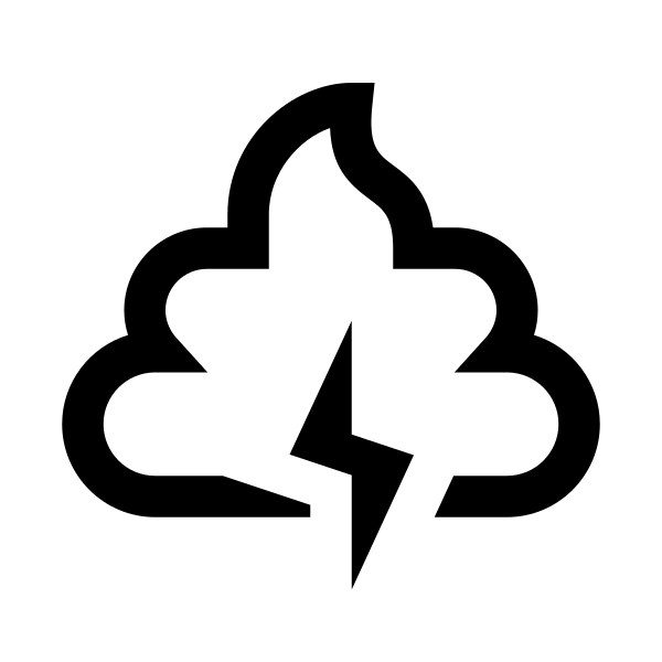 Poo Storm Solid Vector