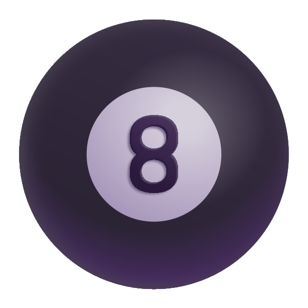 Pool 8 Ball Color Vector