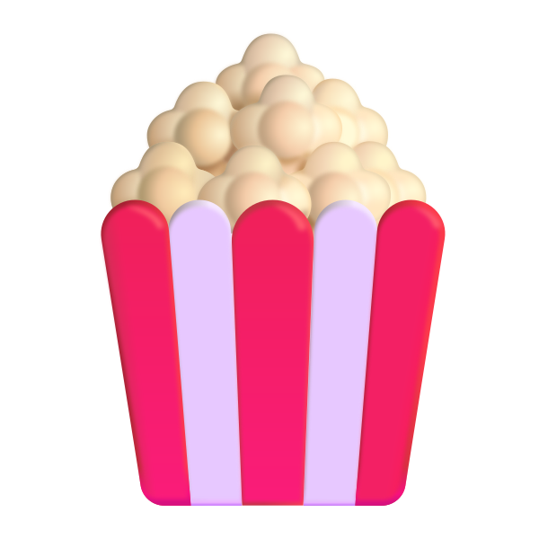 Popcorn Color Vector