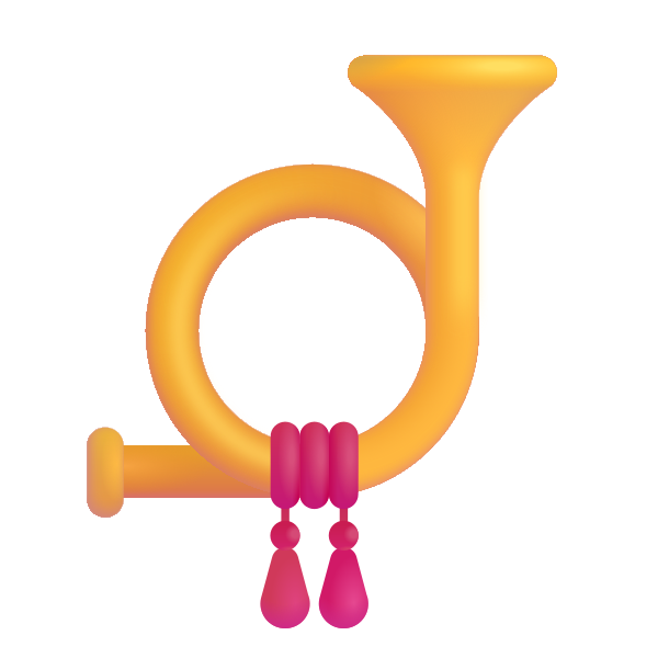 Postal Horn Color