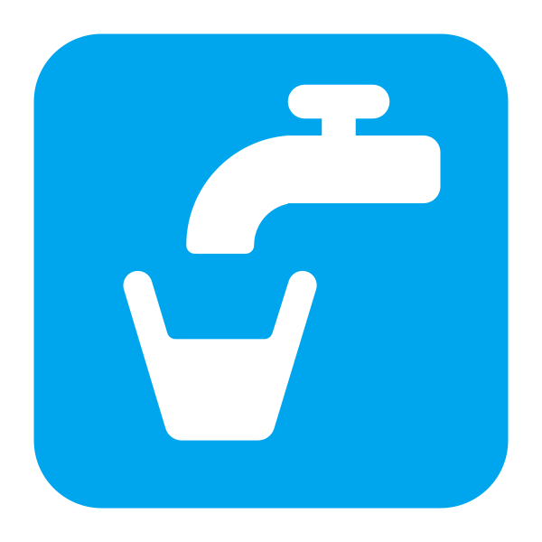 Potable Water Flat Vector