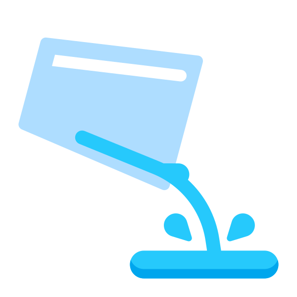 Pouring Liquid Flat