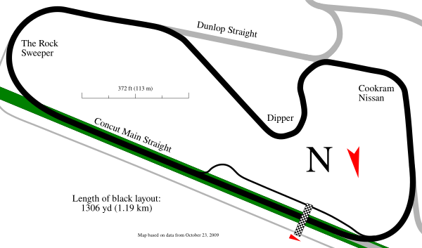 Powerbuilt Raceway At Ruapuna Park ('A Circuit' AKA Trioval Plus 'Dipper')