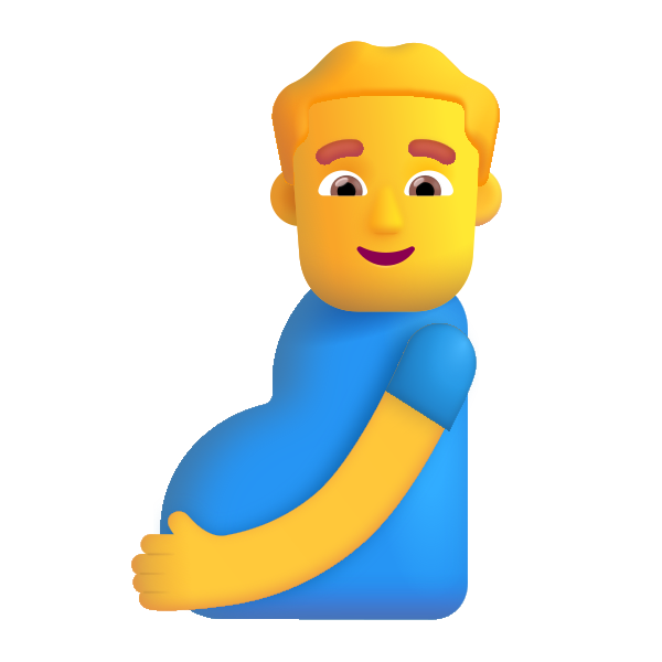 Pregnant Man Color Default