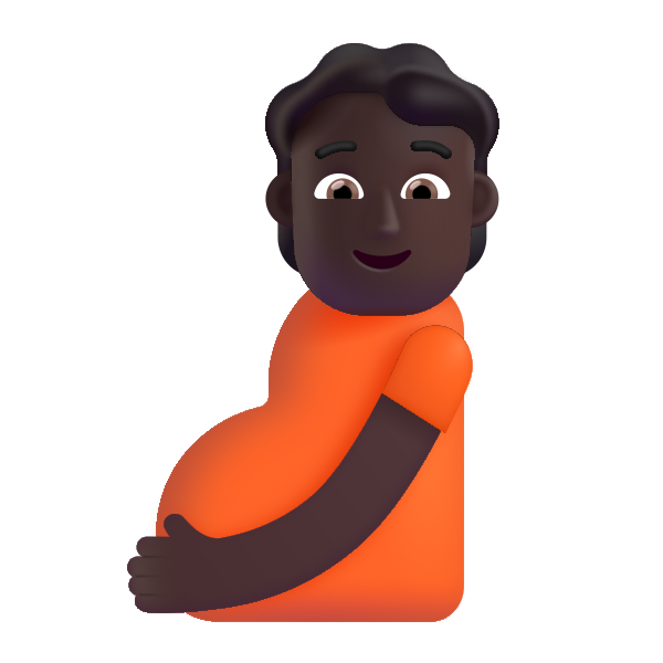 Pregnant Person Color Dark