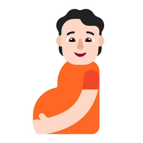 Pregnant Person Flat Light