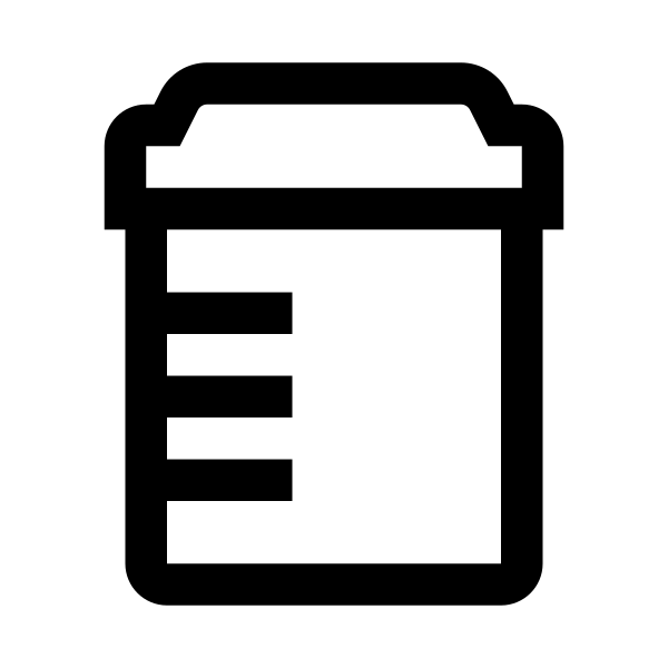 Prescription Bottle Solid Vector