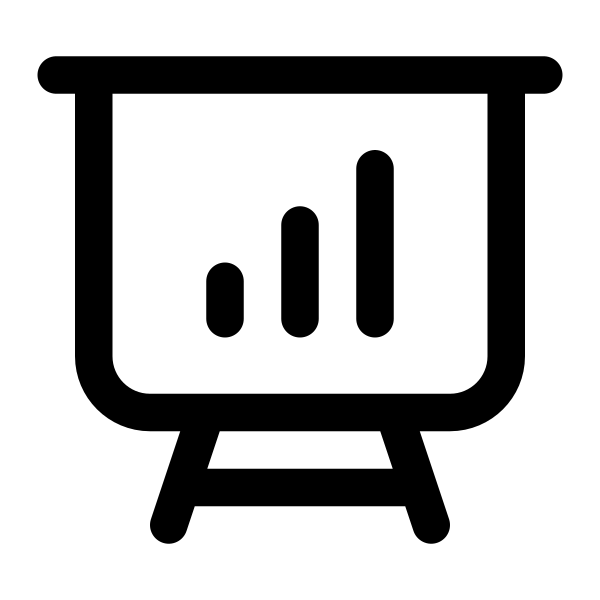 Presentation Chart Bar Vector